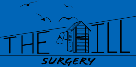 The Hill Surgery logo and homepage link
